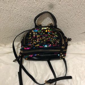 chinese laundry mini backpack Chinese Laundry | Bags | Chinese Laundry Women Girls Glitter Sequins  Leather Backpack Bag